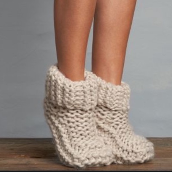 Lemon Shoes - Lemon Cuffed Knit Bootie Slipper